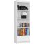 Free-standing shelf CLP R60, 4 shelves and 1 drawer, white, 60 × 180 × 35 cm