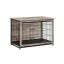 Клетка для собак 98x65x68 см., коричнево-черная
