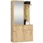 Hallway furniture set AKORD Furniture Factory ENTRO, oak color, 95 × 183 × 35 cm