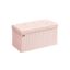 SONGMICS Hallway Bench, with Storage, 89 l, Pink, 76 × 38 × 38 cm