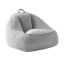 Pouf Mark Adler Comfy 4.0, with backrest, Grey, 23 × 43 × 43 cm