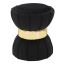 Mauro Ferretti Flower Pouf, Black