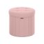 SONGMICS pouf with storage compartment, 65 l, Pink, Ø 46 × 45 cm