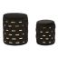 Shanty pouf set, 2 pcs, Ø 37 × 42 cm and Ø 28 × 35 cm
