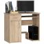 Desk JAY, 1 drawer, brown, 90 × 74 × 50 cm