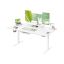 VASAGLE LSD156WB01 height-adjustable desk, with drawer, 160 × 80 × 72–120 cm