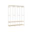 Открытый шкаф 40x141x180см., белый/светло-коричневый