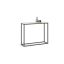 Betona dizaina konsoles galdiņš Console 100x80x30cm, balts