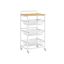 VASAGLE serving trolley, 4-tier, with pull-out baskets
