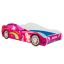Bērnu gulta Car II ar matraci 165 cm x 84 cm x 49 cm, princeses auto