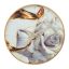 Wall clock Glass Rose, Ø 60 × 5 cm