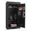 Sienas seifs VEVOR SS-710QRDZ, 3 plaukti, melns, 102 × 370 × 630 mm