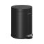 SONGMICS LTB016BZ02 Trash Can, 6 l, Black, 26 × 28 × 20.5 cm