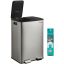 SONGMICS LTB741 trash can, 2 × 30 l, 47.6 × 66.9 × 37.7 cm