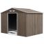 Garden storage shed Outsunny 277x195x192cm., brown