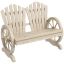 Garden bench Outsunny 108x66x95cm., light brown