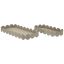 Set of rectangular trays Saturn, 2 pcs, 40 × 4.5 × 16.5 cm; 29 × 4.5 × 12 cm