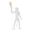 Mauro Ferretti Monkey Table Lamp, 26 × 55 × 34 cm