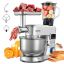VEVOR SM-1503BML electric stand mixer, 6 speeds + pulse mode, Silver