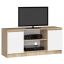 TV statīvs RTV K120, ozols/balts