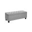 Пуф с местом для хранения 45x118x45см., серый