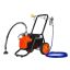 Diafragmas bezgaisa krāsas smidzinātājs, 1700 W, 3000 PSI, ar ratiņiem un pagarinātāja stieni