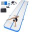 Надувной гимнастический мат 4,9 м с насосом и воздушной дорожкой.