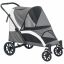 Dog stroller PawHut 124x67x100cm., various colors