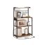 VASAGLE kitchen shelf, 4-tier, 80 × 140 × 40 cm