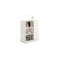 Betona dizaina skapis Fondi 103,4x90x40 cm, balts