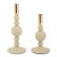 Aster candlestick set, 2 pcs, 10 × 20–25.5 × 10 cm
