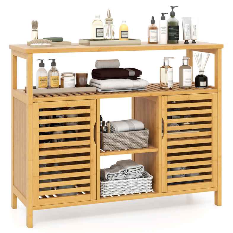Promotion Dažyta bambuko vonios spintelė su