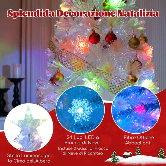 Promotion Mākslīgā Ziemassvētku eglīte, 24 LED