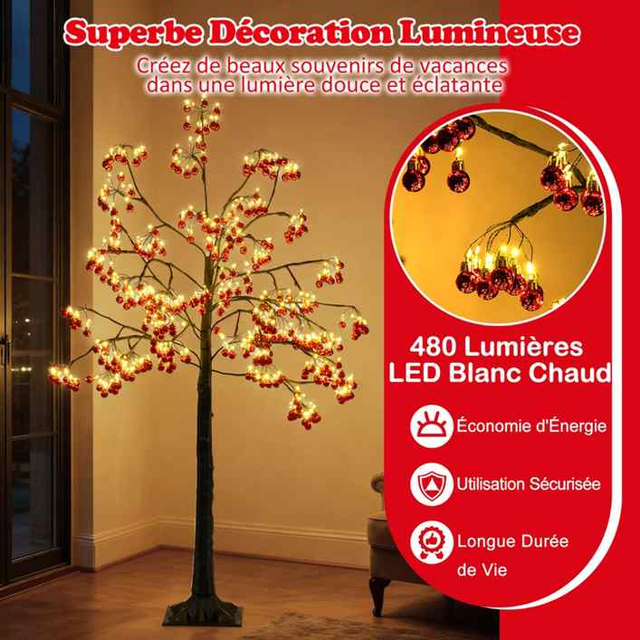 Promotion Mākslīgā Ziemassvētku egle, 480 LED