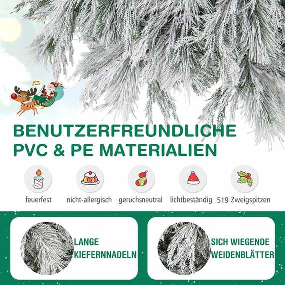 Promotion Dirbtinė Kalėdų eglutė su šiltai