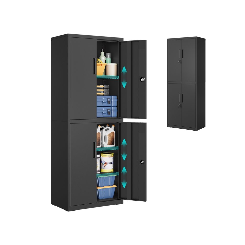 Dokumentu skapis SONGMICS OMC017BD01, 4 durvis