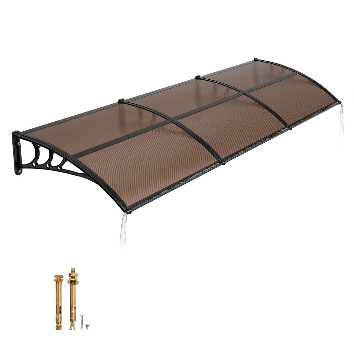 Durvju nojume VEVOR CZPC40X120B-C, Brūna, 965