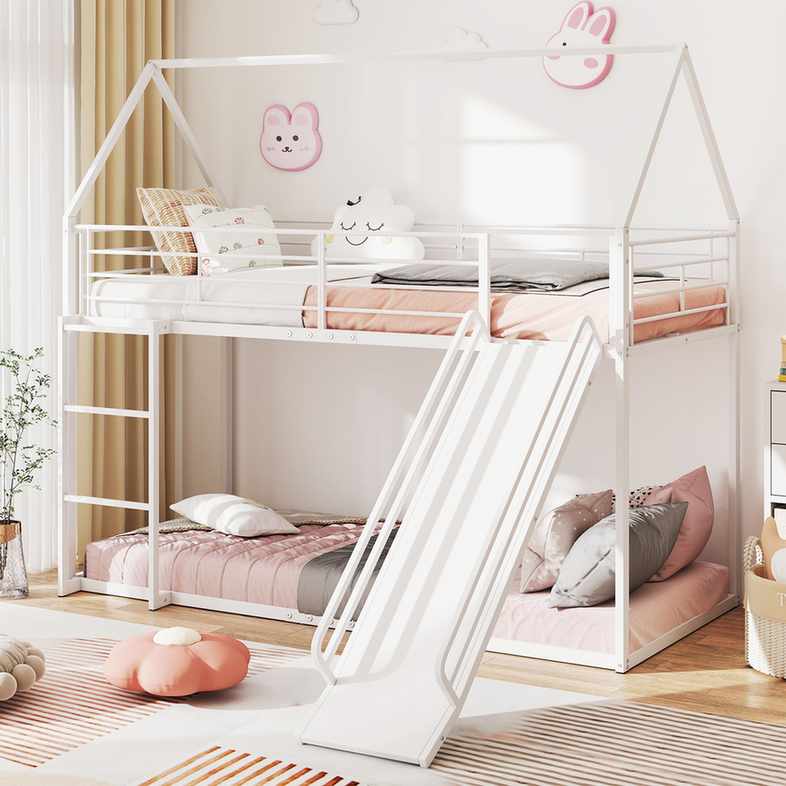Promotion Divstāvu bērnu gulta, ar slidkalniņu