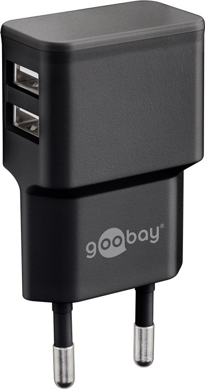 Divu USB pieslēgvietu lādētājs Goobay 44951