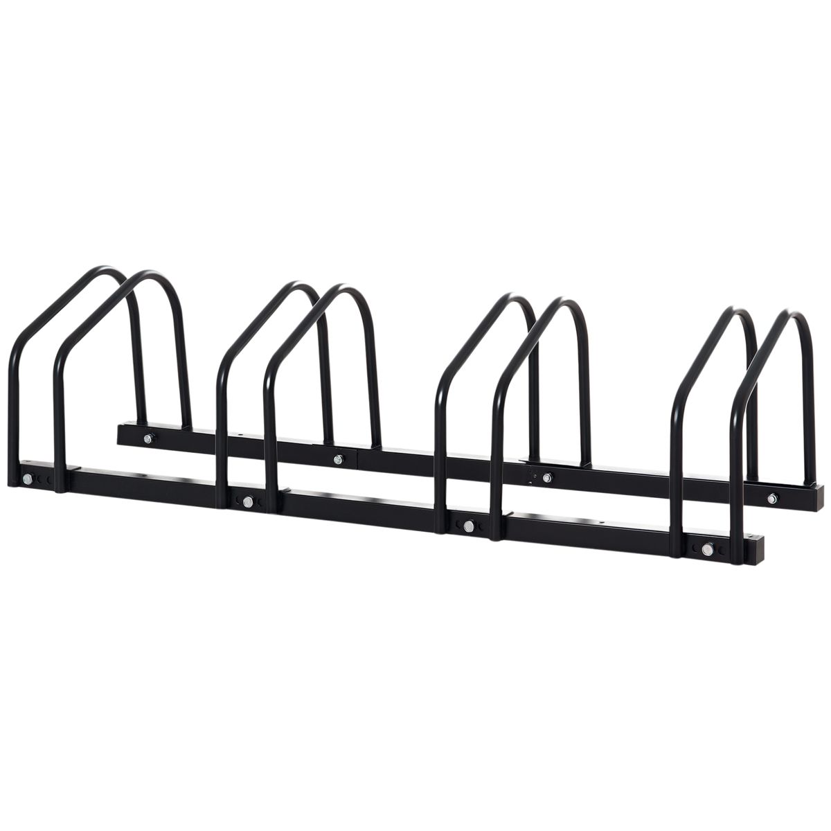 Aosom Velosipēdu statīvs Homcom 110x33x27cm, melnas