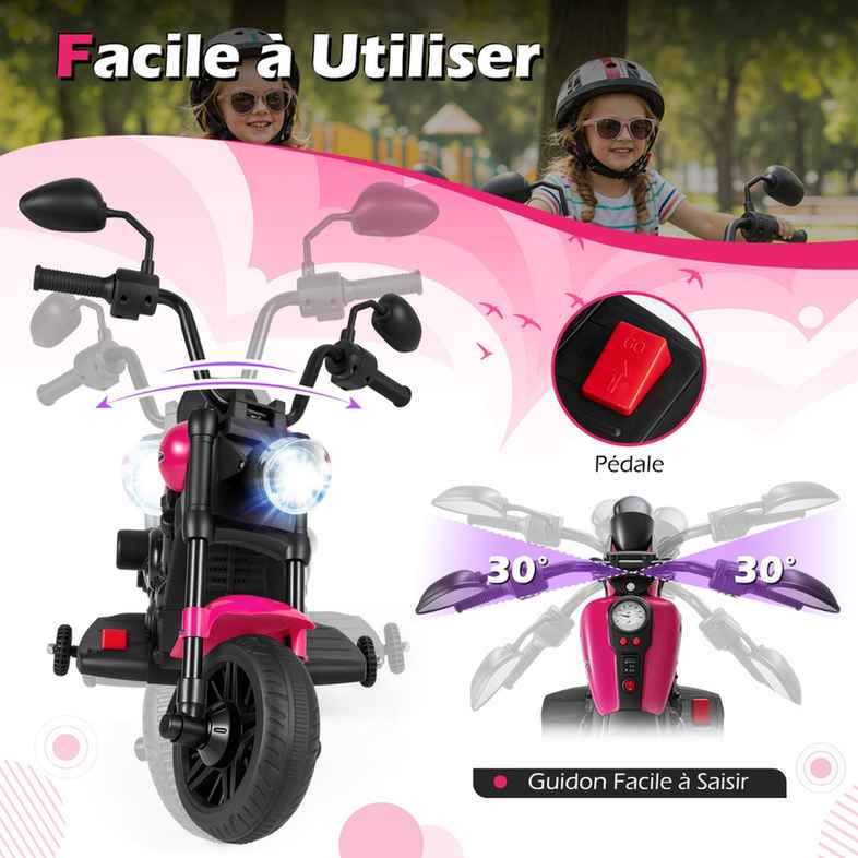 Promotion Bērnu elektriskais motocikls, 6 V