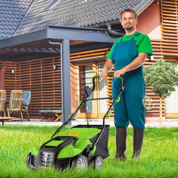 Promotion Elektriskais zāliena aerators un skarifikators