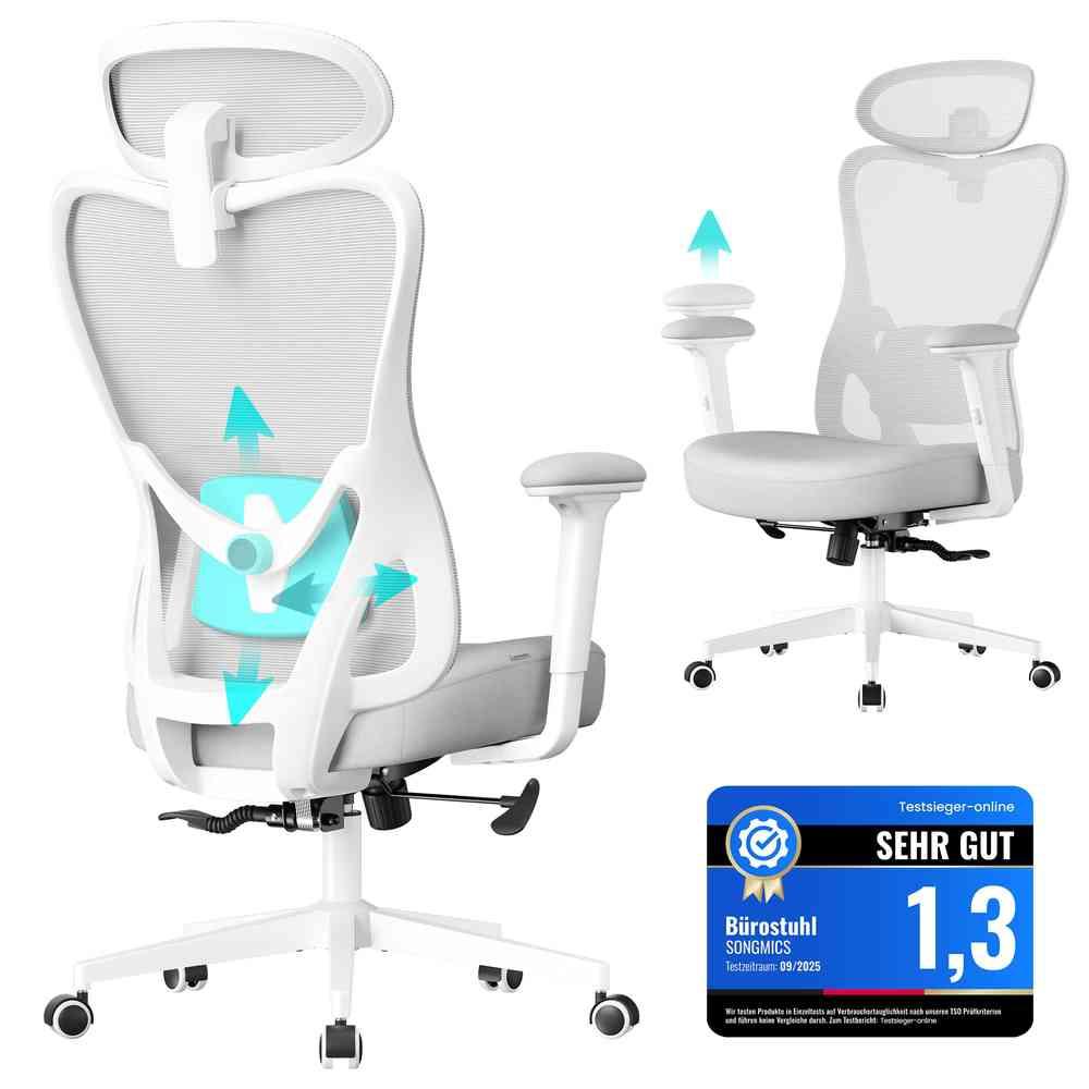 Ergonomisks biroja krēsls SONGMICS OBN066BH01
