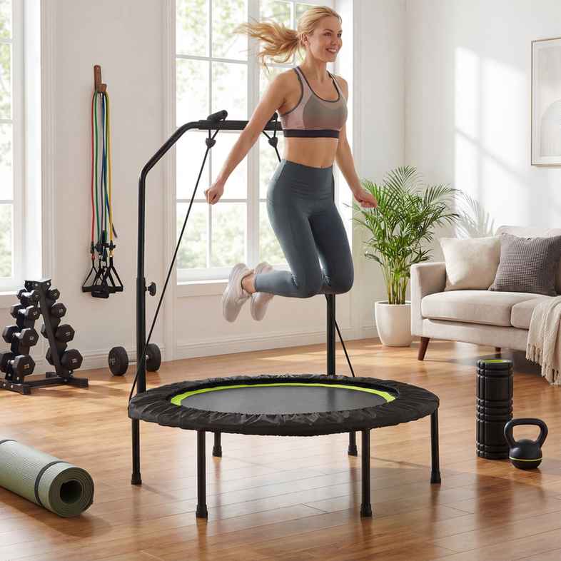 Promotion Fitnesa batuts, 2 pretestības gumijas