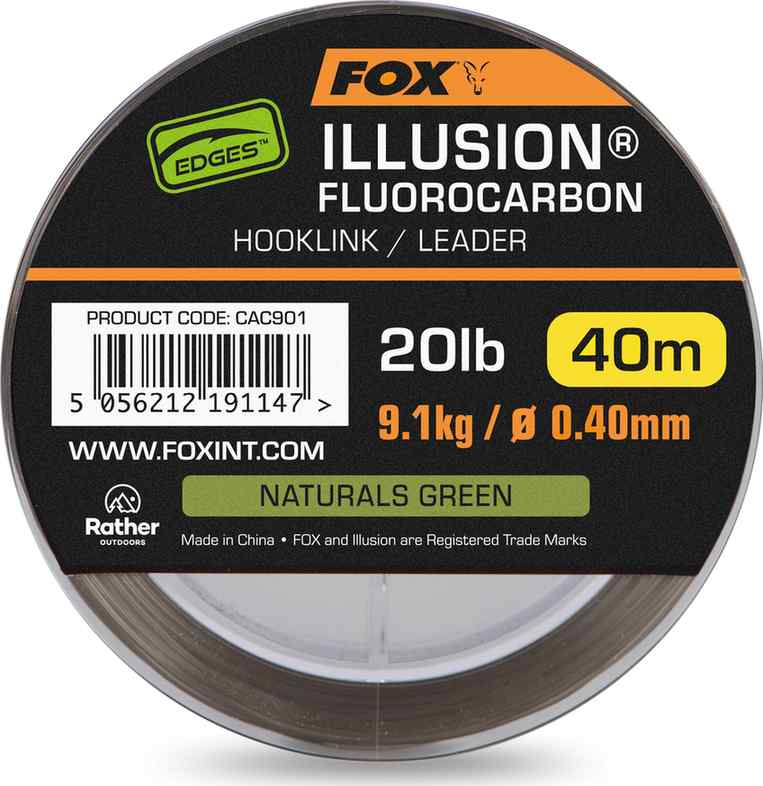 Fluorokarbona pavadiņu materiāls Fox Edges Illusion