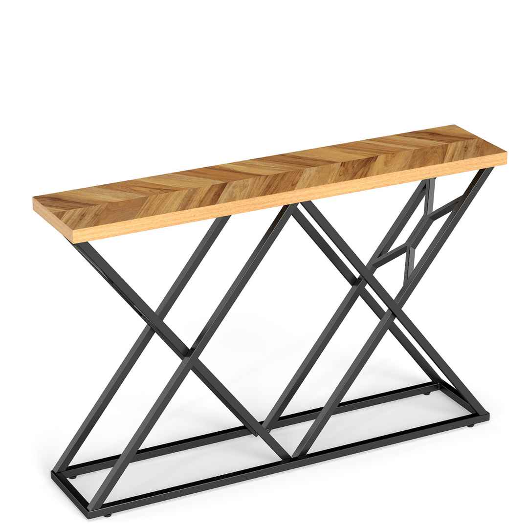Promotion Geometrinis metalinis konsolinis stalas 140×40