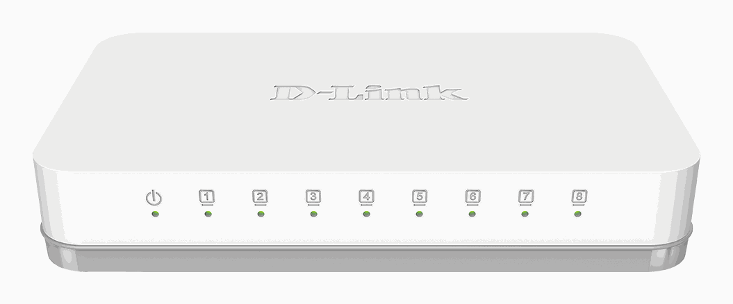 Gigabit Ethernet komutators D-Link GO-SW-8G/E, 8