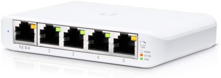 Gigabitu komutators Ubiquiti USW-Flex, 5 porti
