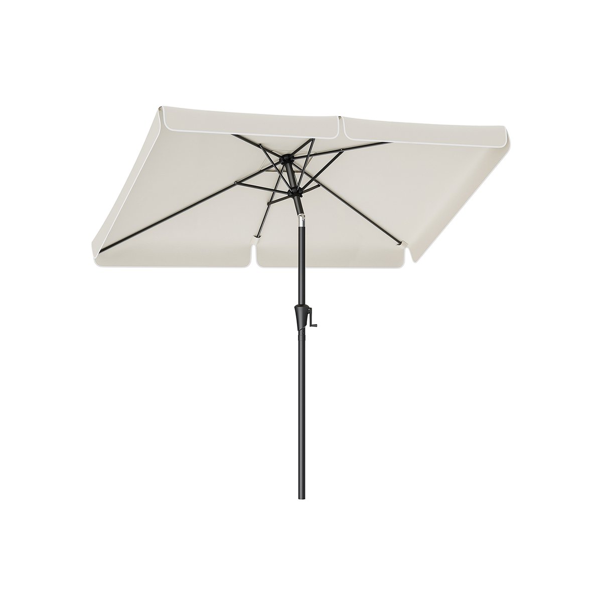 Songmics Āra saulessargs 300x200 cm, bēšs/melns