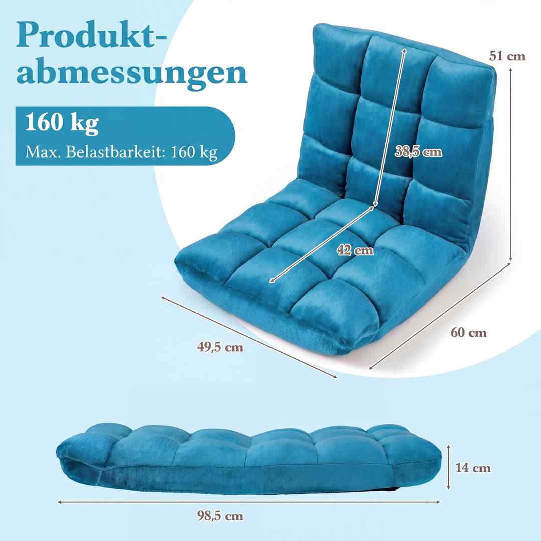 Promotion Grīdas krēsls, 14 pozīcijas, Mēlyna